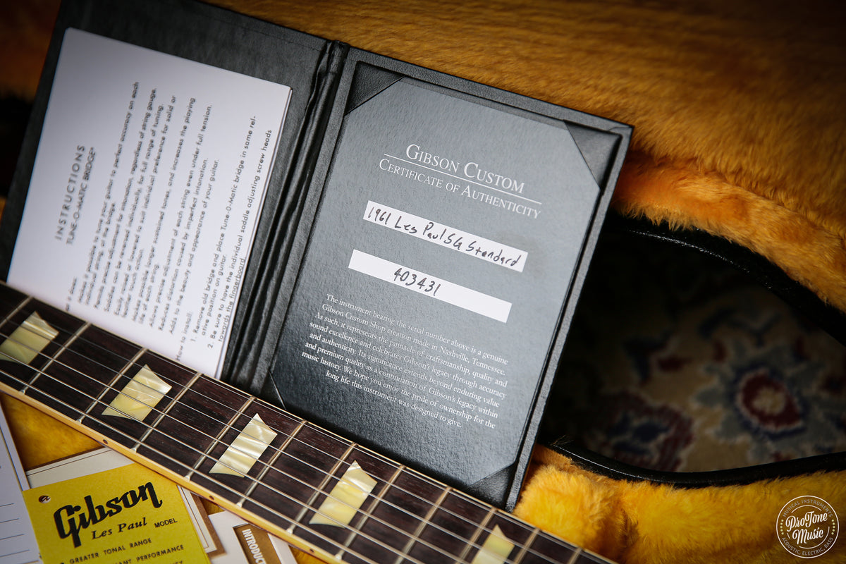 2024 Gibson USA Custom Shop 61' SG Standard VOS Cherry Red