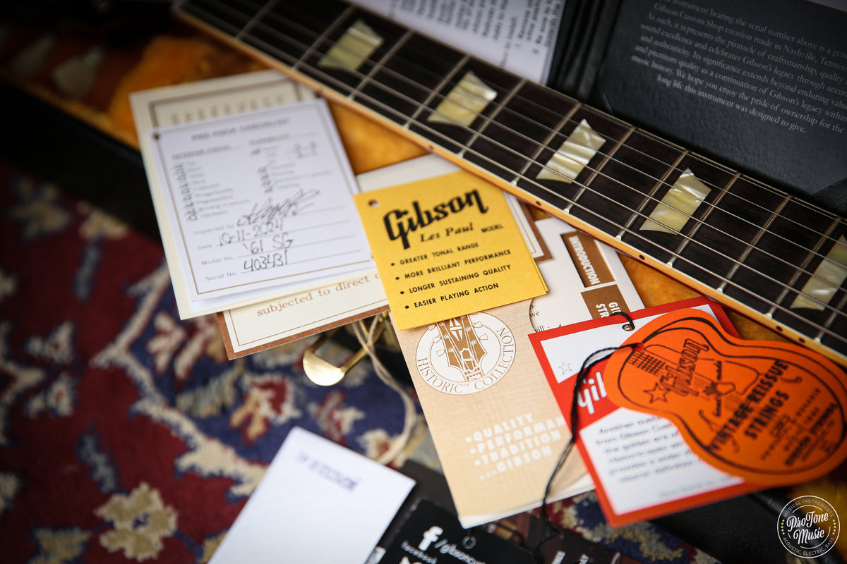 2024 Gibson USA Custom Shop 61' SG Standard VOS Cherry Red