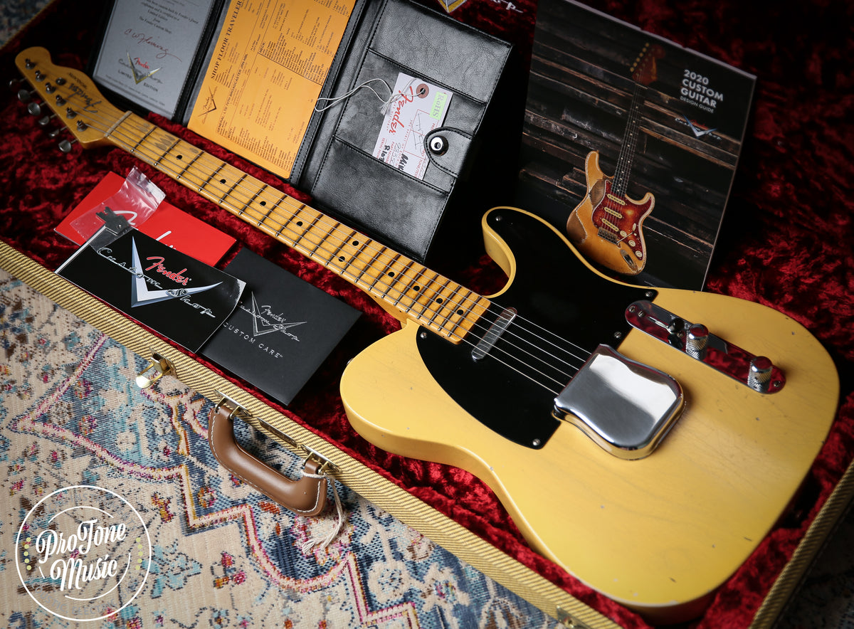 2019 Fender Custom Shop Limited Edition 70th Anniversary Broadcaster Butterscotch Blonde Journeyman Relic