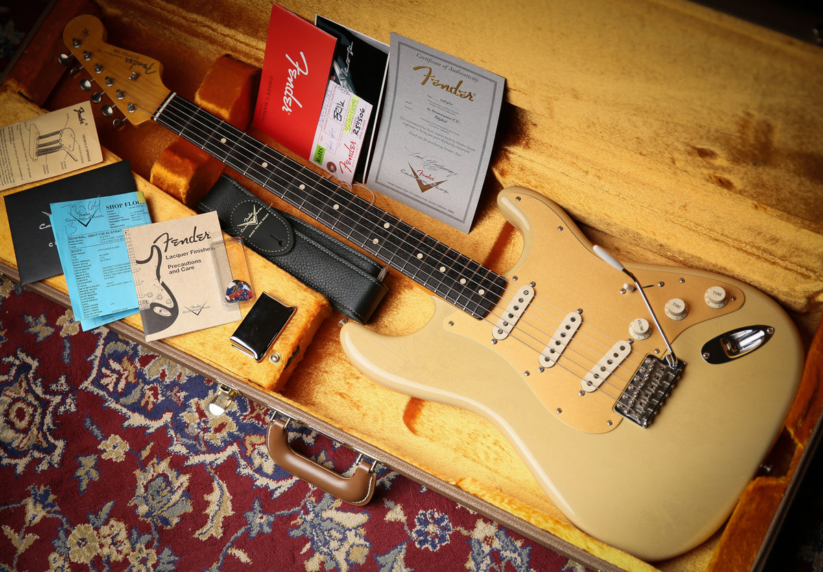 Fender USA Custom Shop 63 Closet Classic Stratocaster Desert Sand Finish ProTone Music Limited