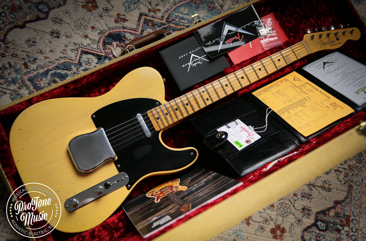 2019 Fender Custom Shop Limited Edition 70th Anniversary Broadcaster Butterscotch Blonde Journeyman Relic