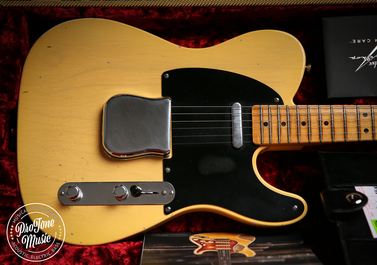 2019 Fender Custom Shop Limited Edition 70th Anniversary Broadcaster Butterscotch Blonde Journeyman Relic