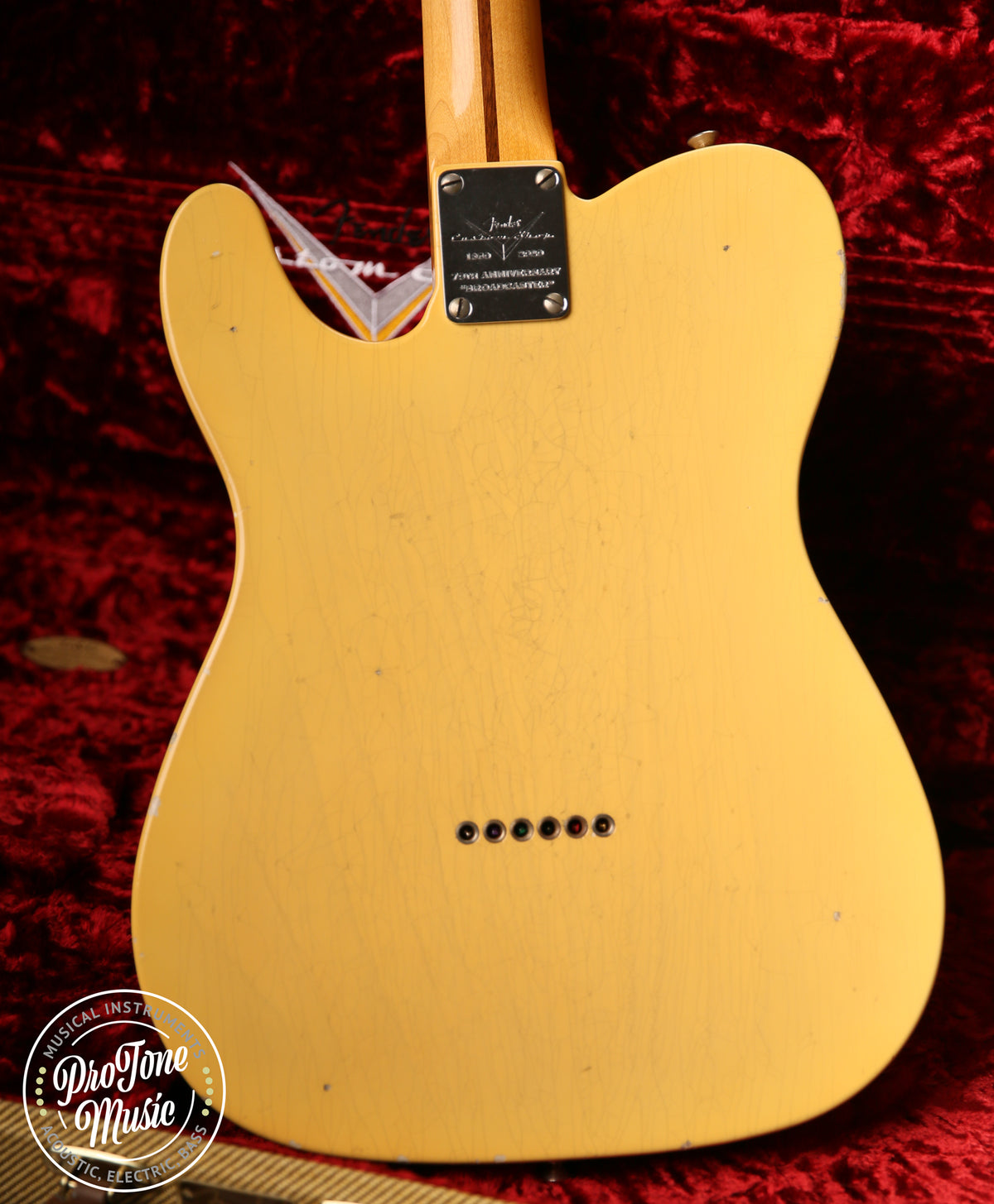2019 Fender Custom Shop Limited Edition 70th Anniversary Broadcaster Butterscotch Blonde Journeyman Relic