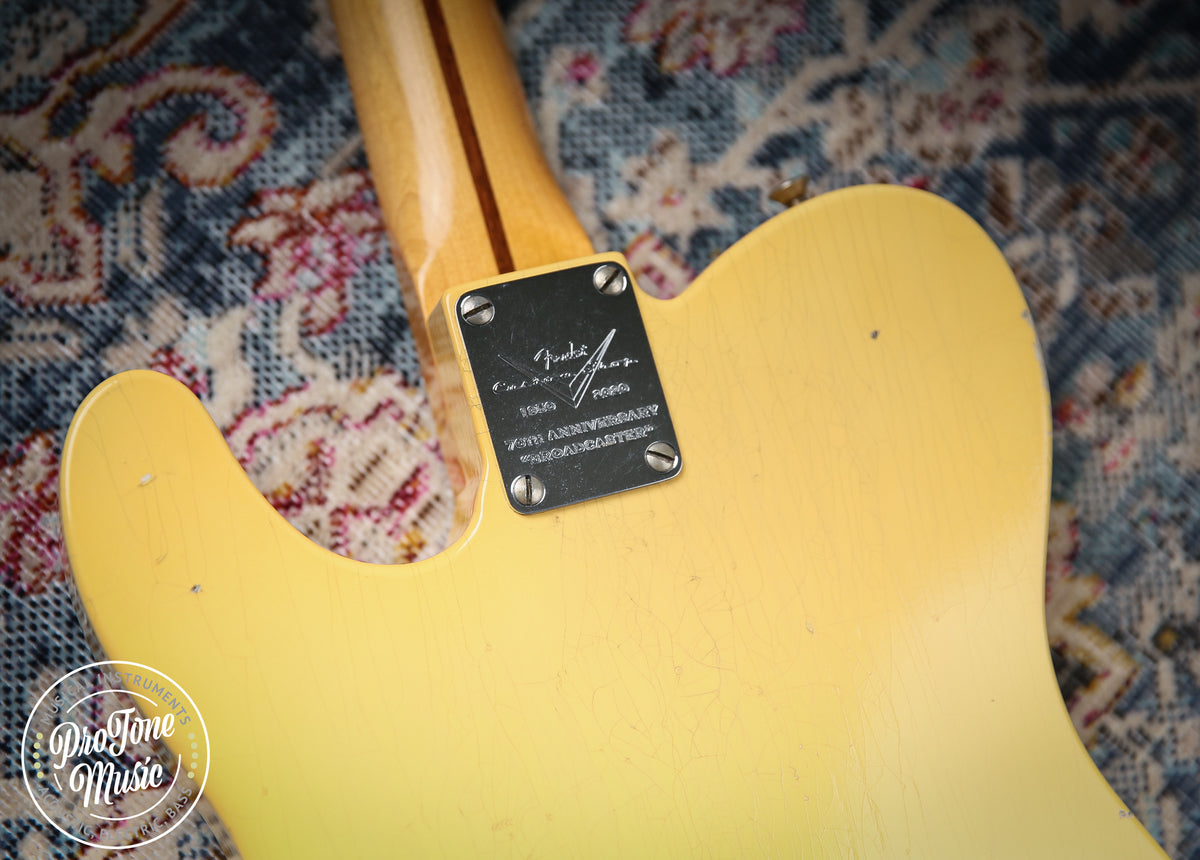 2019 Fender Custom Shop Limited Edition 70th Anniversary Broadcaster Butterscotch Blonde Journeyman Relic