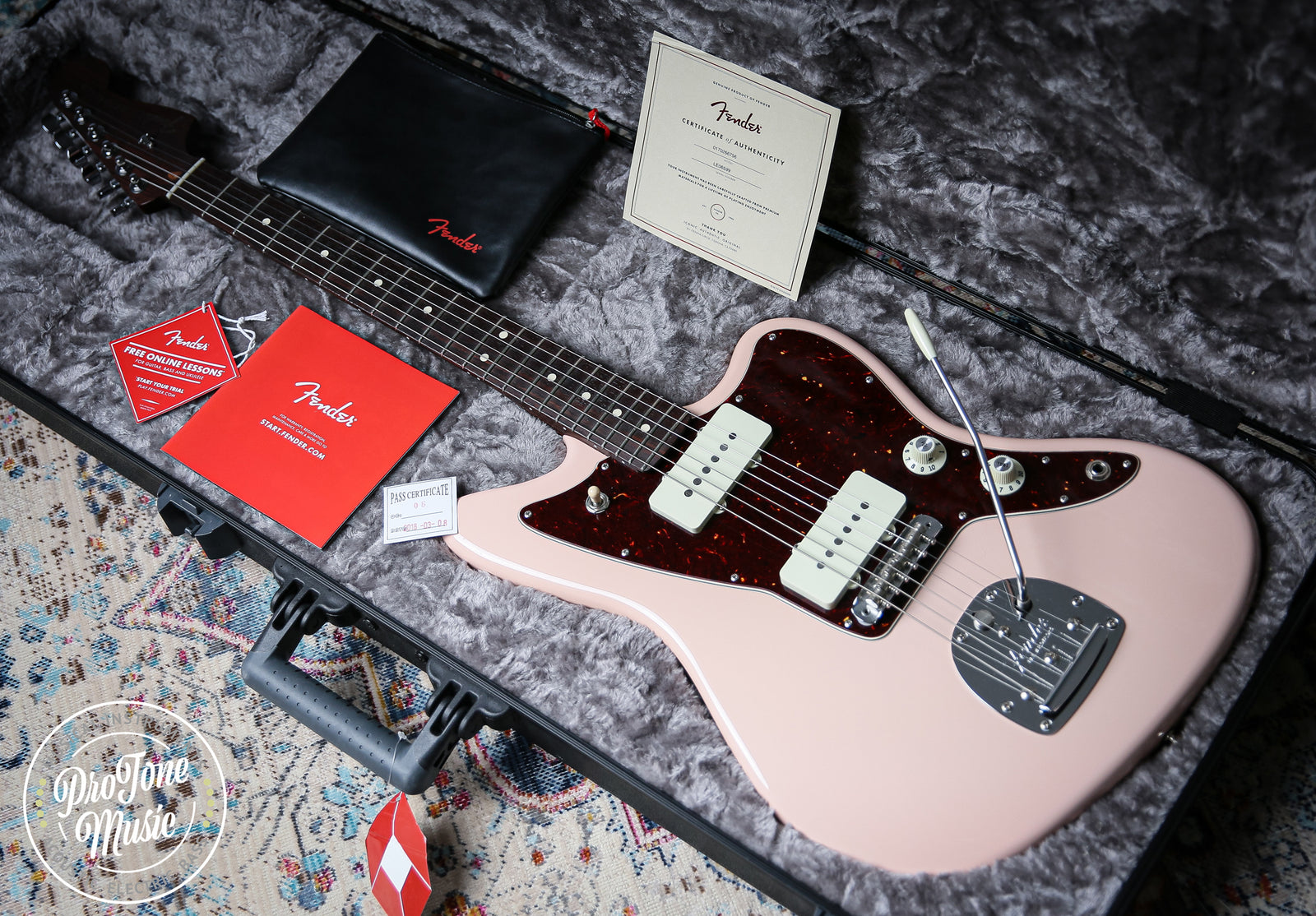 Fender Limited Edition American Professional Jazzmaster Rosewood Neck Shell Pink - ProTone Music Limited