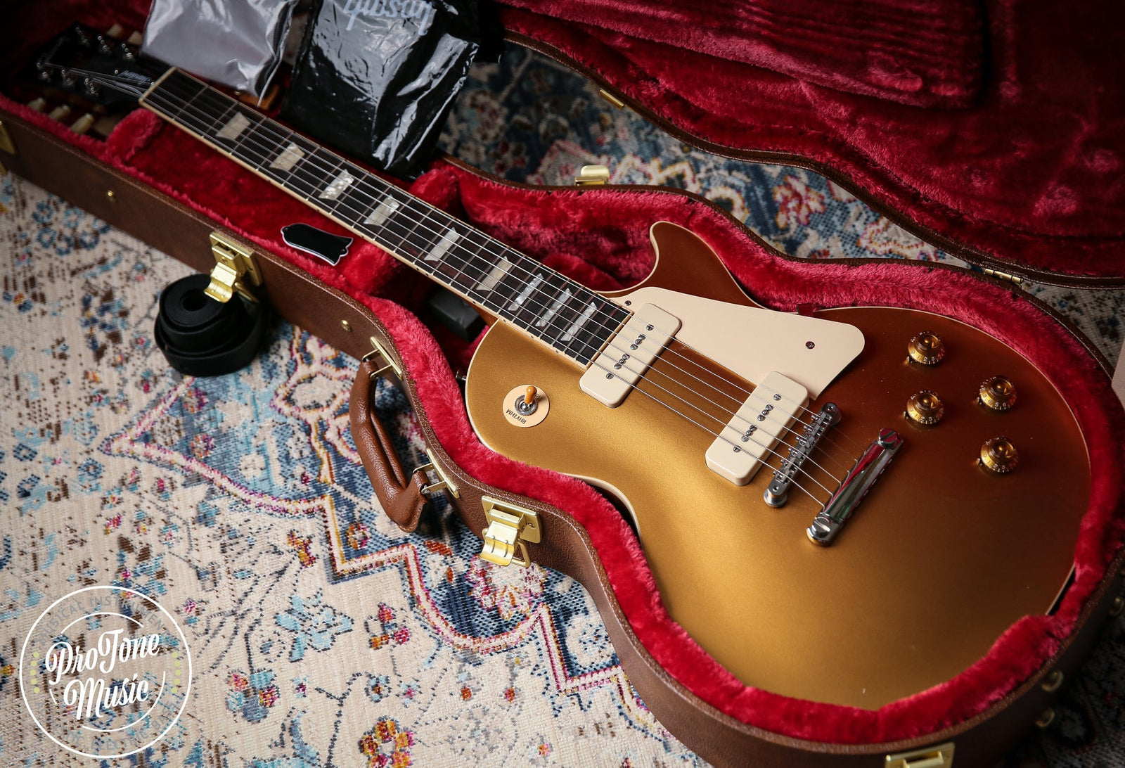 2021 Gibson Les Paul Standard P90 Goldtop - ProTone Music Limited