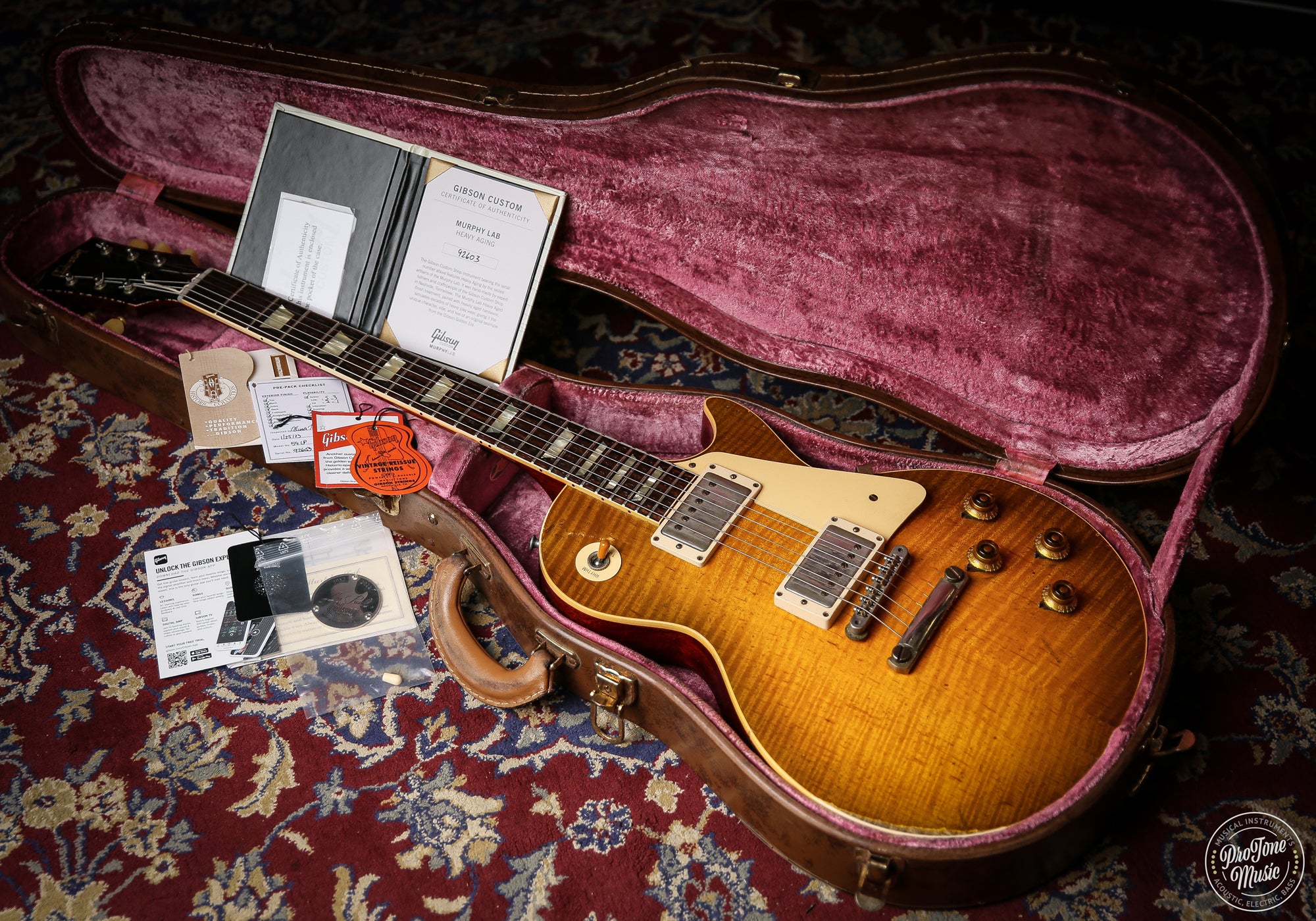 ギター Gibson Custom Shop Murphy Lab 1959 Gibson Custom Murphy Lab 1959 Les Paul Standard Greeny Greeny