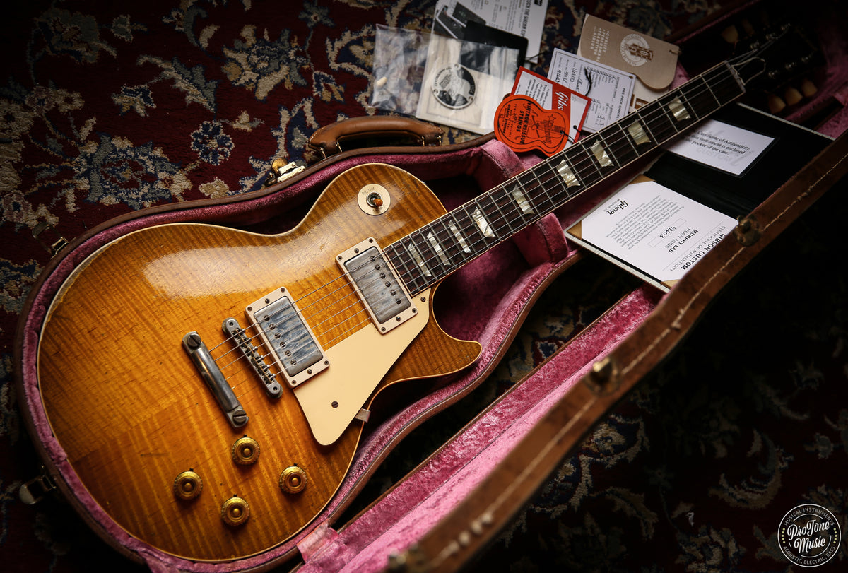 Gibson USA Custom Shop 59' Murphy Lab Heavy Aged Lemon Fade