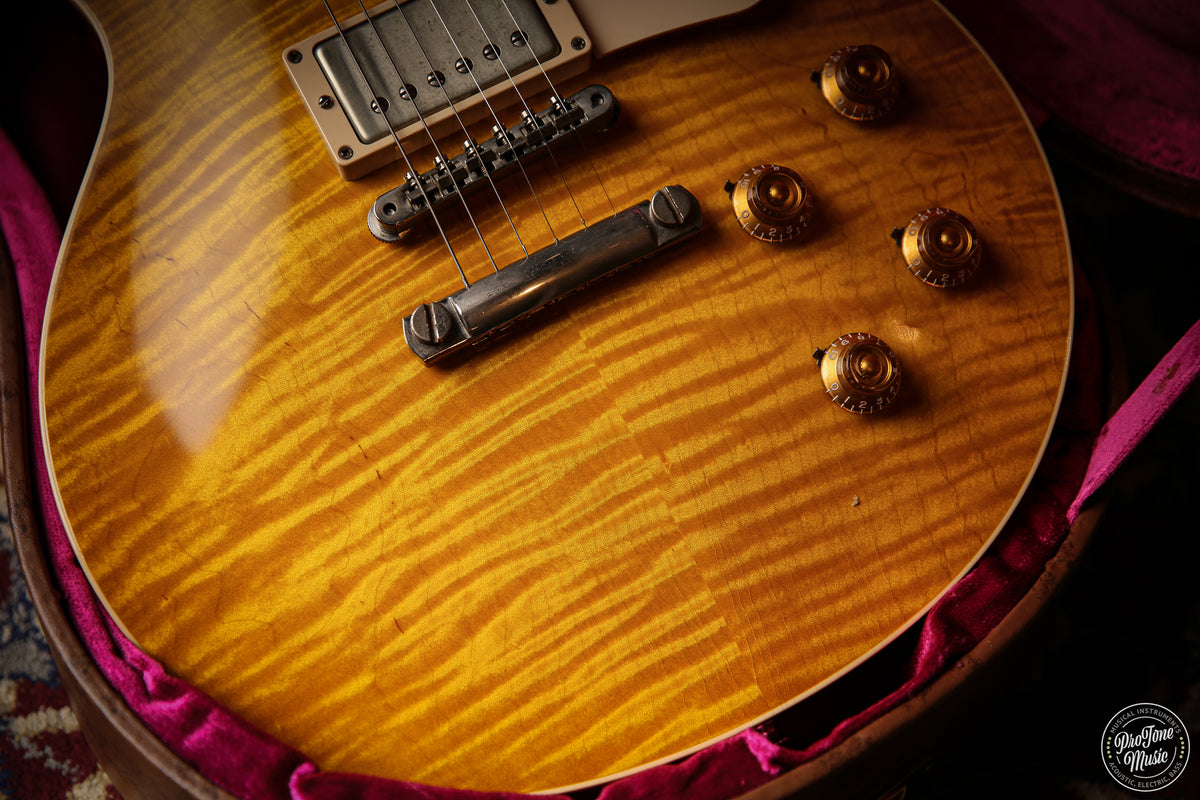 Gibson USA Custom Shop 59' Les Paul Flame Top Lemon Burst