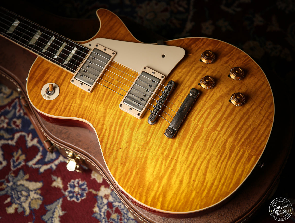 Gibson USA Custom Shop 59' Les Paul Flame Top Lemon Burst