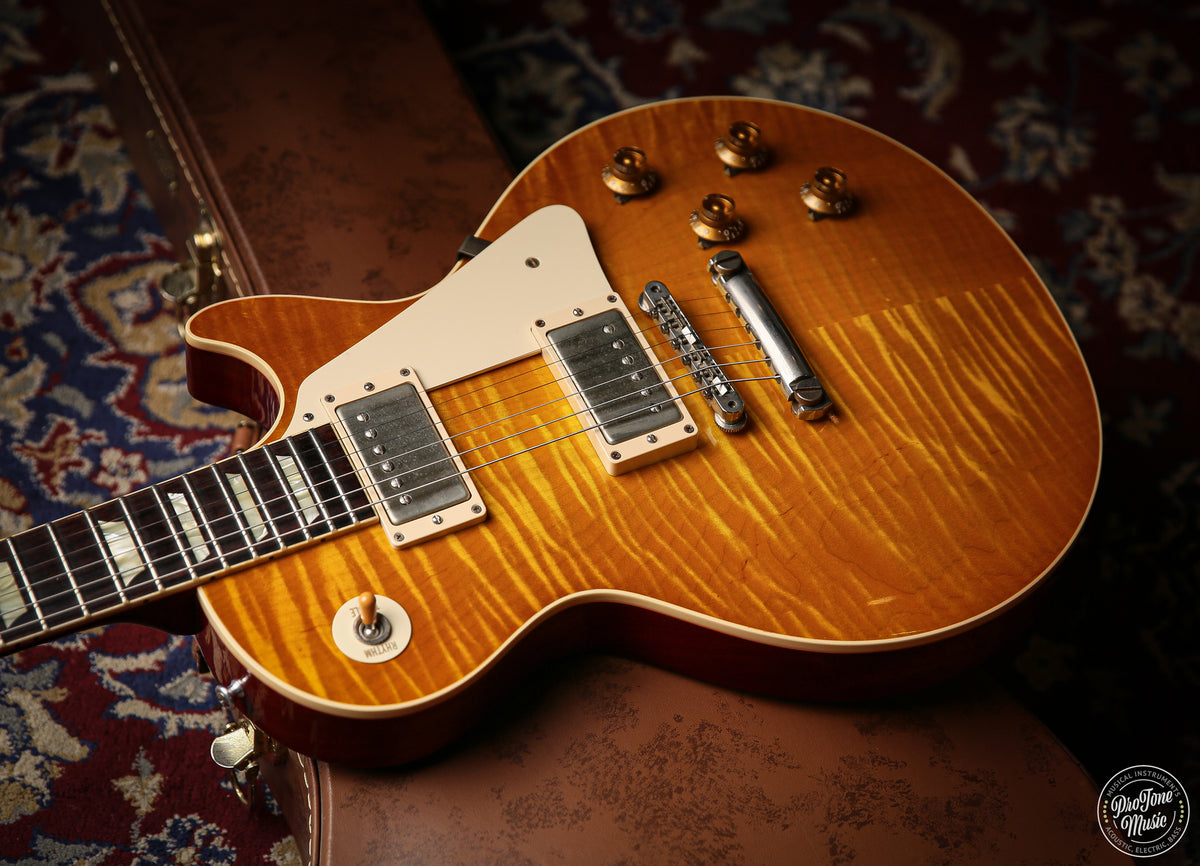 Gibson USA Custom Shop 59' Les Paul Flame Top Lemon Burst