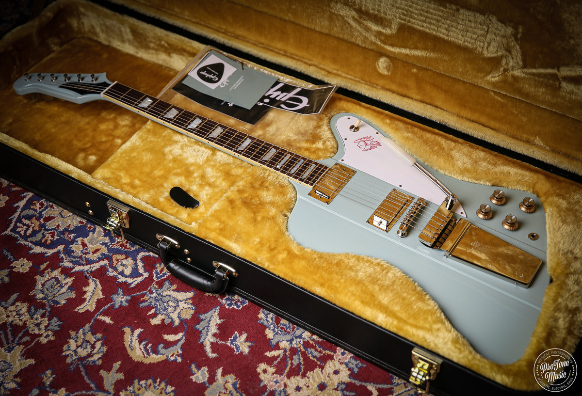 Epiphone Inspired by Gibson 1963 Firebird V Maestro Vibrola Frost Blue