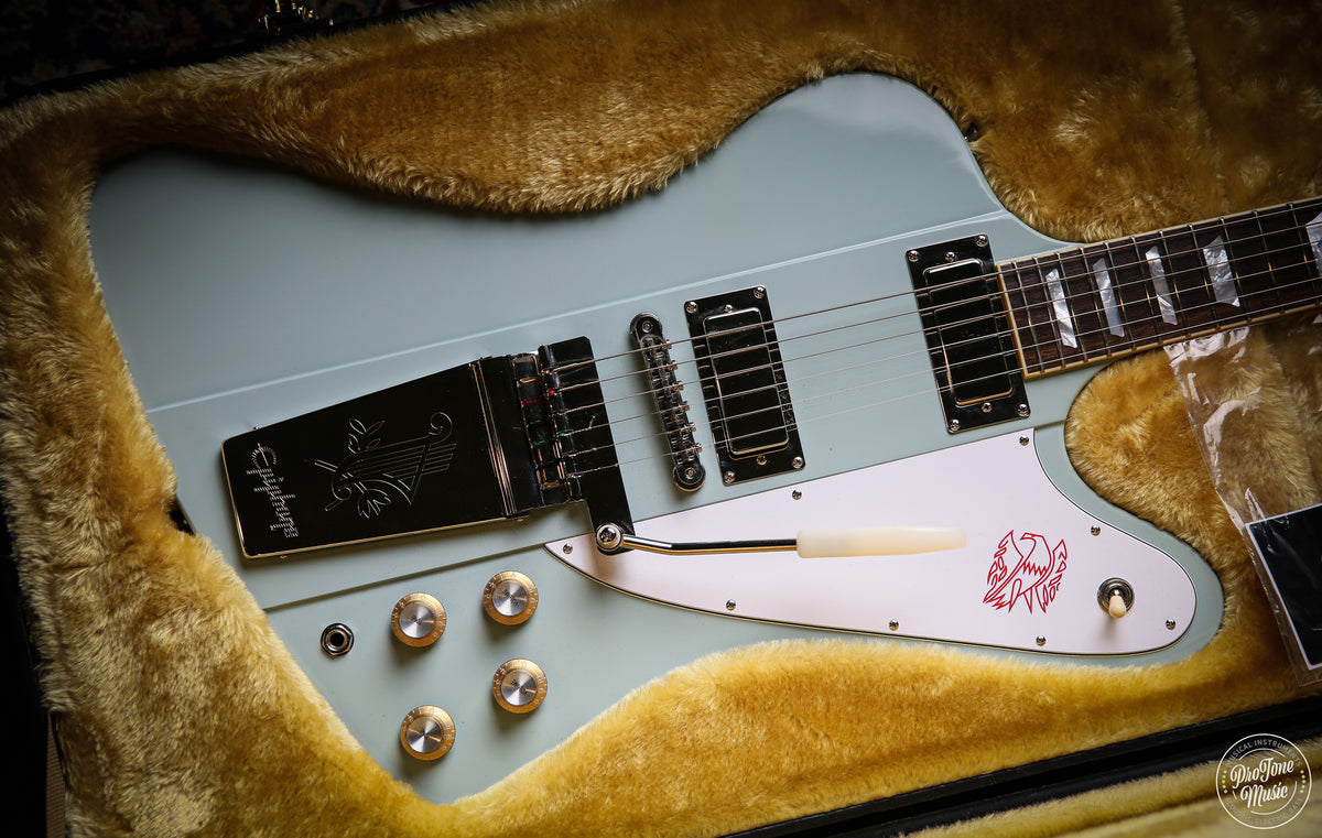 Epiphone Inspired by Gibson 1963 Firebird V Maestro Vibrola Frost Blue