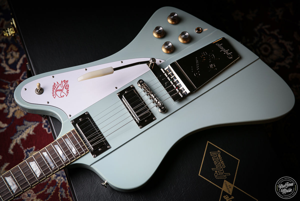 Epiphone Inspired by Gibson 1963 Firebird V Maestro Vibrola Frost Blue