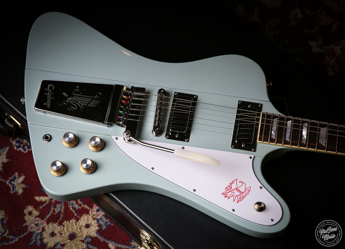 Epiphone Inspired by Gibson 1963 Firebird V Maestro Vibrola Frost Blue