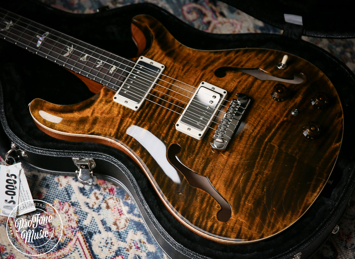 2025 PRS Hollowbody II Piezo Yellow Tiger
