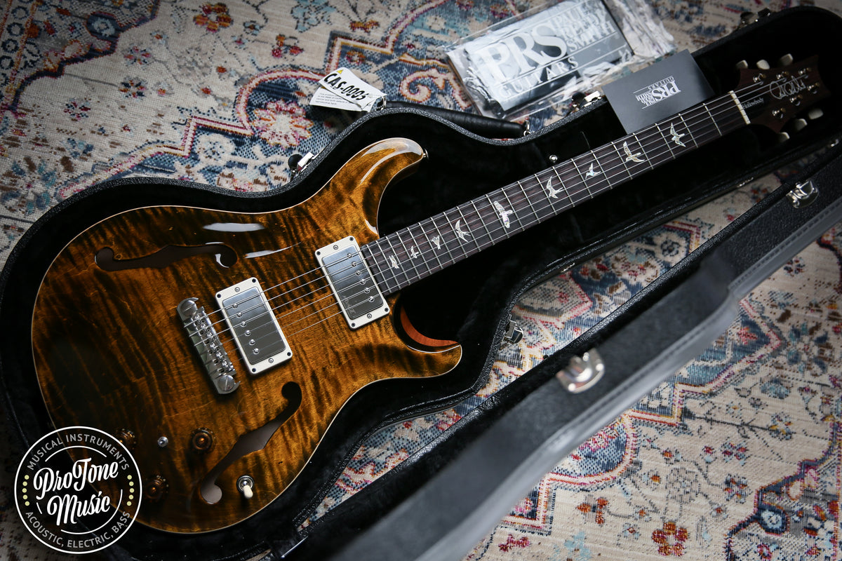 2025 PRS Hollowbody II Piezo Yellow Tiger