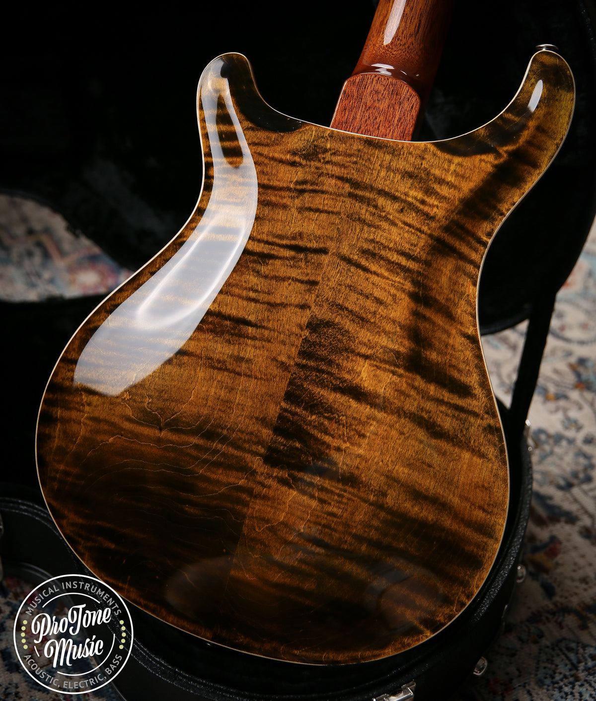 2025 PRS Hollowbody II Piezo Yellow Tiger