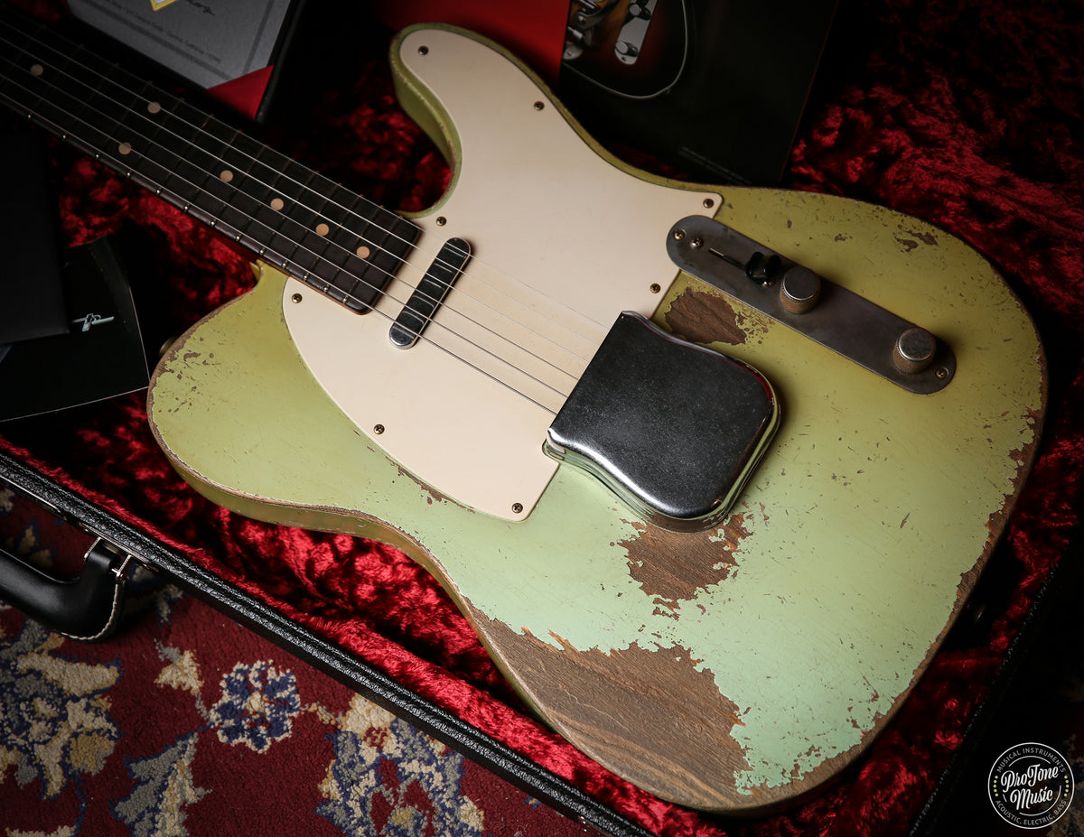 2025 Fender Custom Shop 62' Tele Dale Wilson Masterbuilt Heavy Relic Super Faded Surf Green