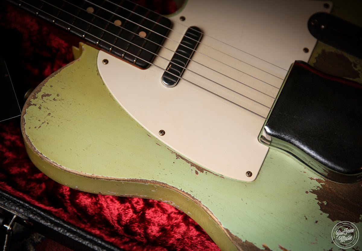 2025 Fender Custom Shop 62' Tele Dale Wilson Masterbuilt Heavy Relic Super Faded Surf Green