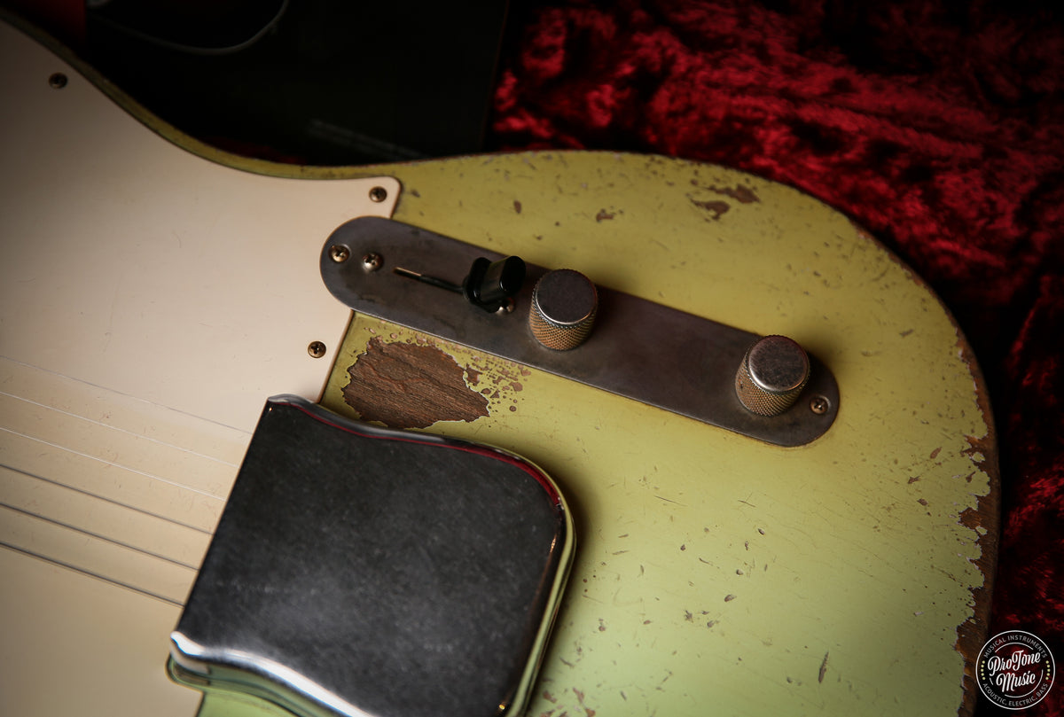 2025 Fender Custom Shop 62' Tele Dale Wilson Masterbuilt Heavy Relic Super Faded Surf Green