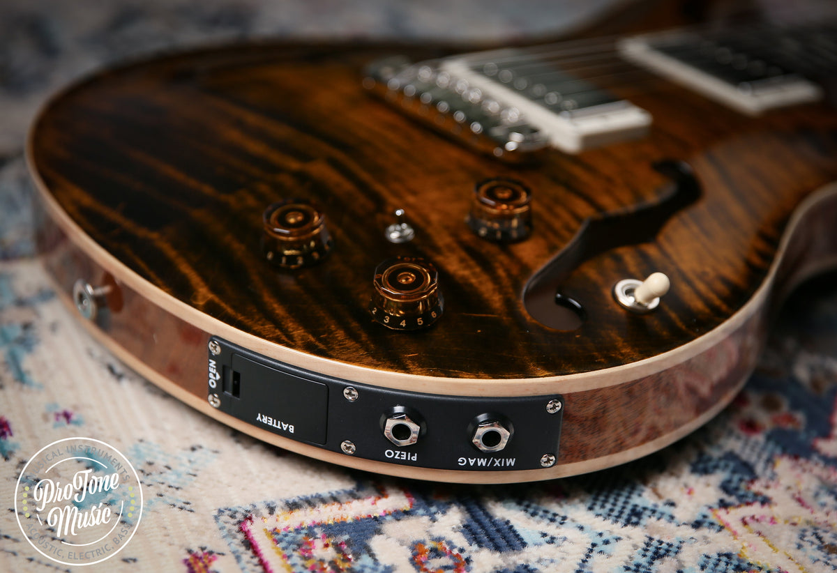 2025 PRS Hollowbody II Piezo Yellow Tiger