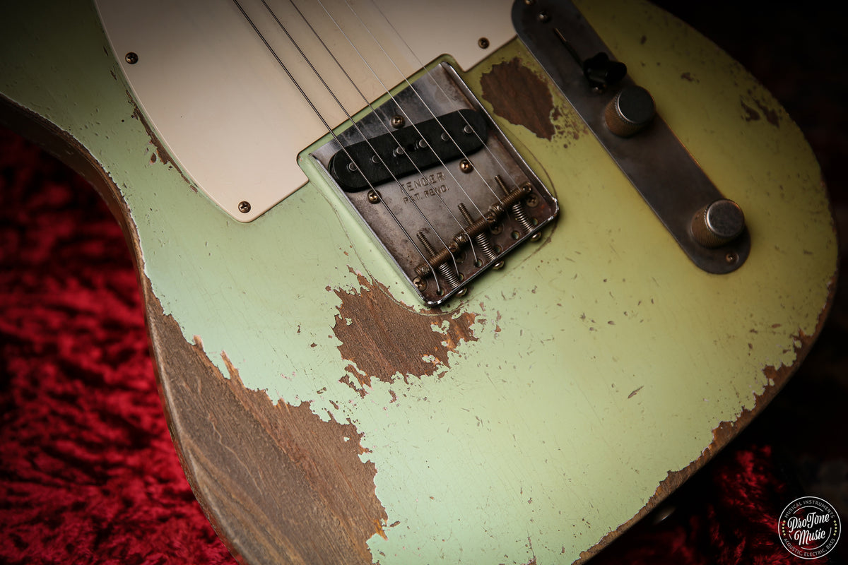 2025 Fender Custom Shop 62' Tele Dale Wilson Masterbuilt Heavy Relic Super Faded Surf Green