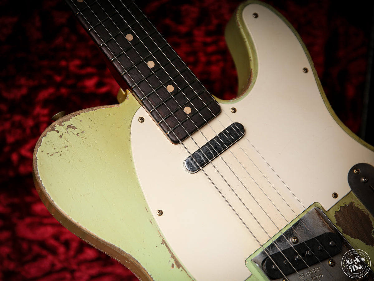 2025 Fender Custom Shop 62' Tele Dale Wilson Masterbuilt Heavy Relic Super Faded Surf Green
