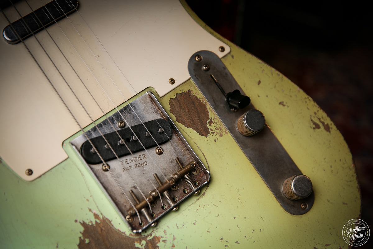 2025 Fender Custom Shop 62' Tele Dale Wilson Masterbuilt Heavy Relic Super Faded Surf Green
