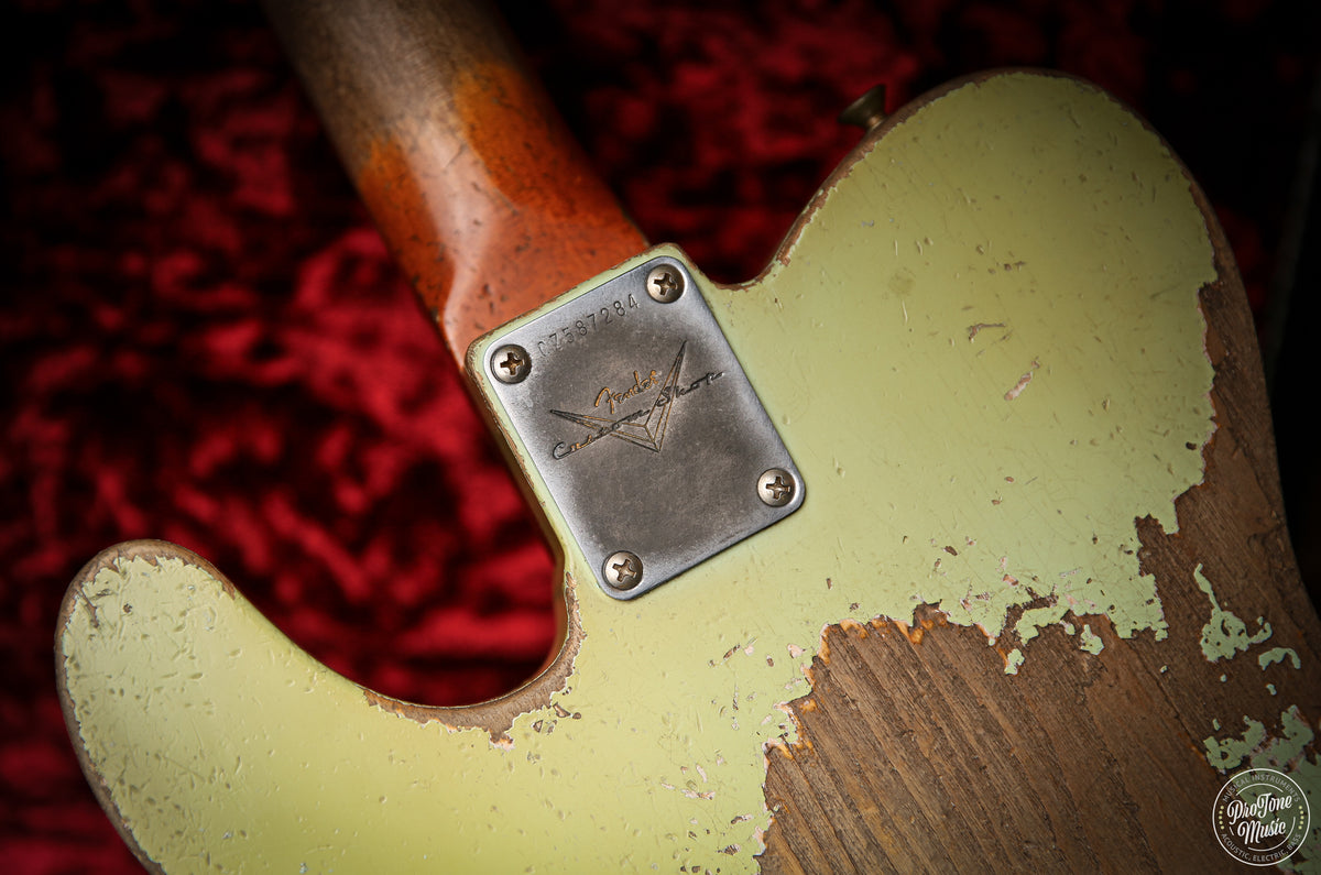 2025 Fender Custom Shop 62' Tele Dale Wilson Masterbuilt Heavy Relic Super Faded Surf Green