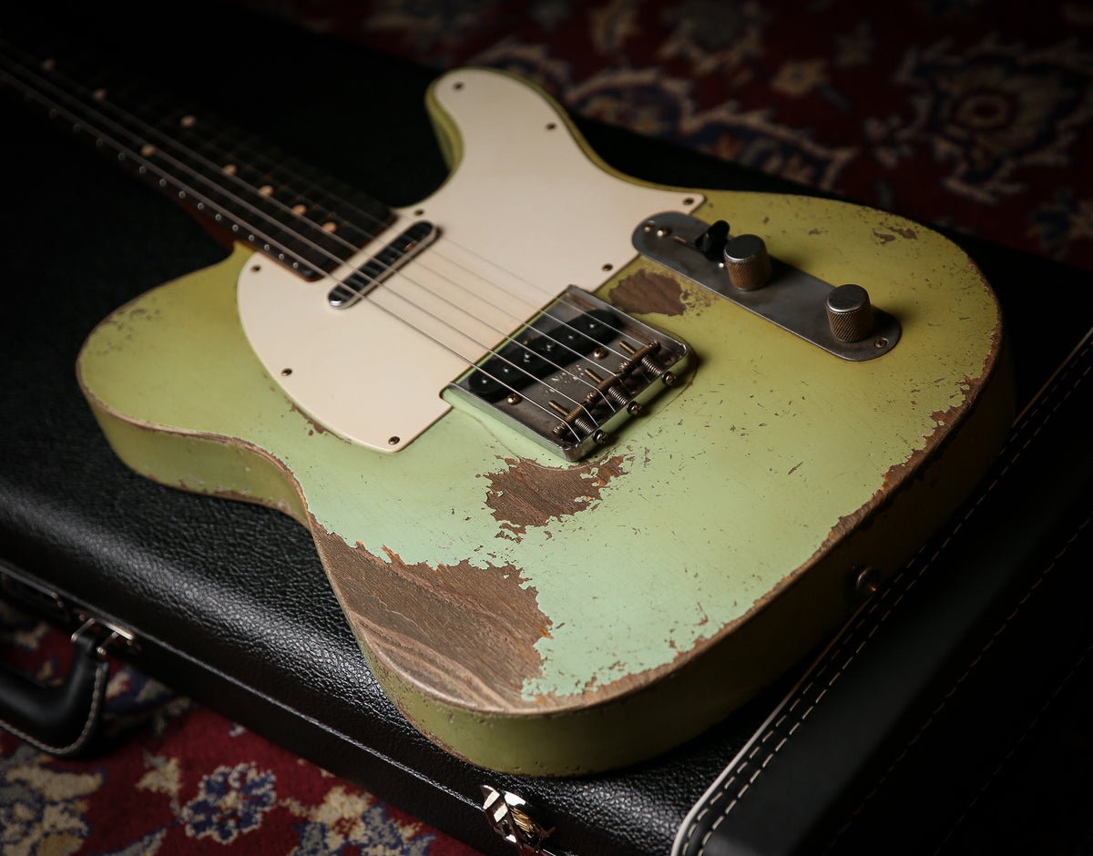 2025 Fender Custom Shop 62' Tele Dale Wilson Masterbuilt Heavy Relic Super Faded Surf Green