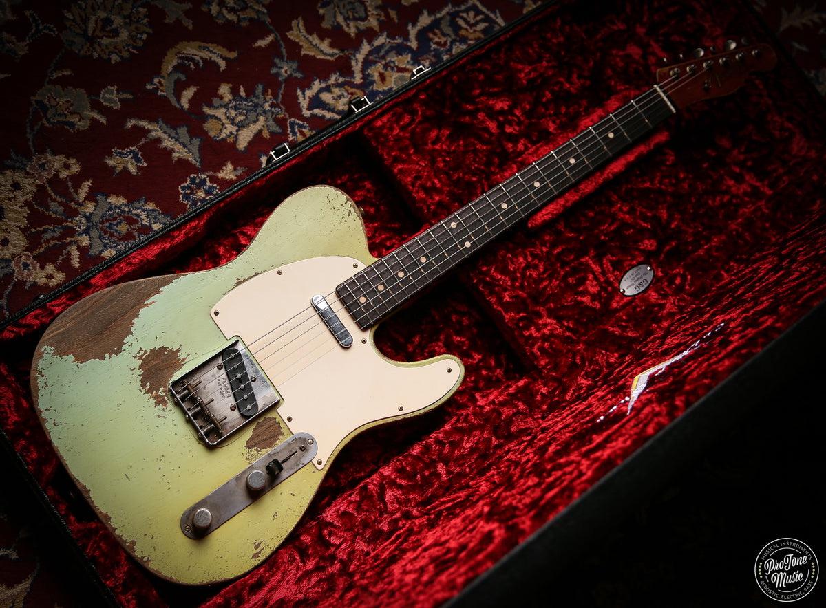 2025 Fender Custom Shop 62' Tele Dale Wilson Masterbuilt Heavy Relic Super Faded Surf Green