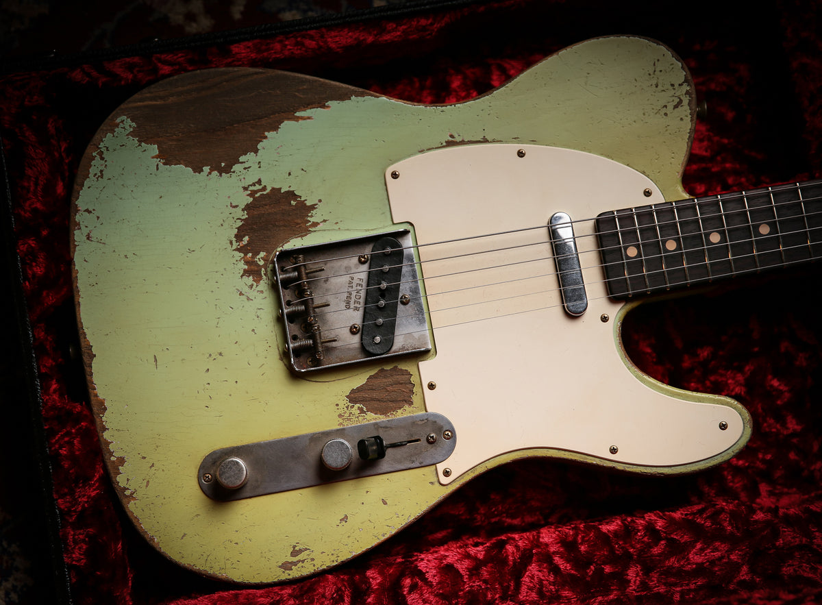 2025 Fender Custom Shop 62' Tele Dale Wilson Masterbuilt Heavy Relic Super Faded Surf Green