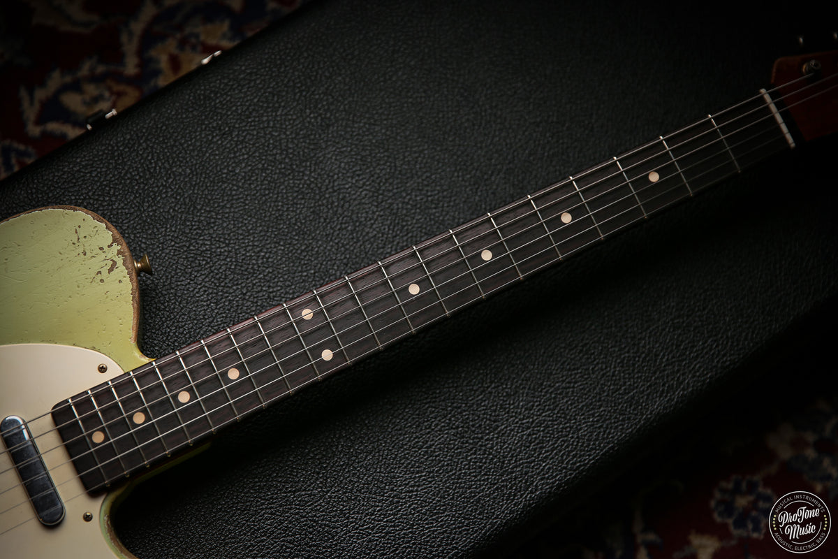 2025 Fender Custom Shop 62' Tele Dale Wilson Masterbuilt Heavy Relic Super Faded Surf Green