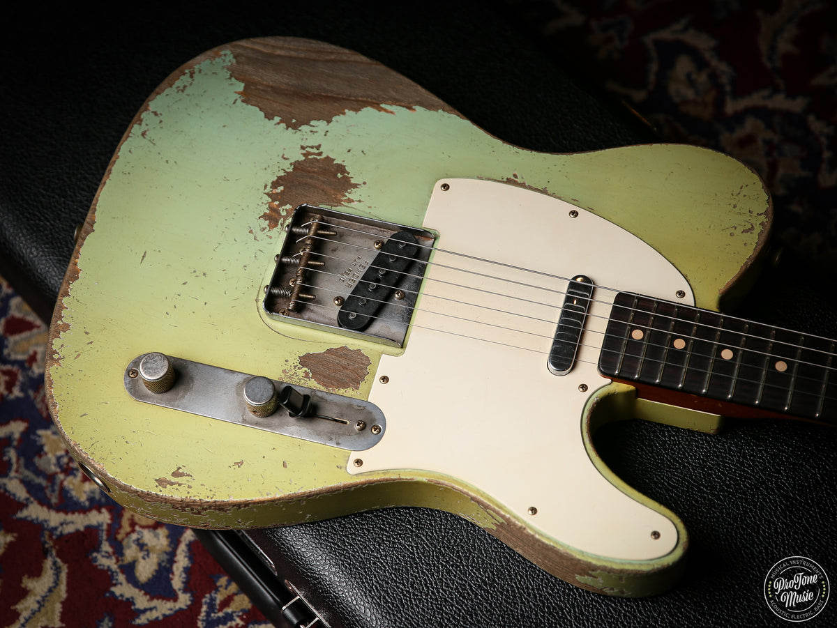 2025 Fender Custom Shop 62' Tele Dale Wilson Masterbuilt Heavy Relic Super Faded Surf Green