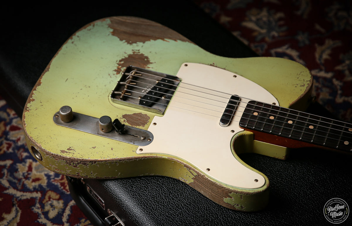 2025 Fender Custom Shop 62' Tele Dale Wilson Masterbuilt Heavy Relic Super Faded Surf Green