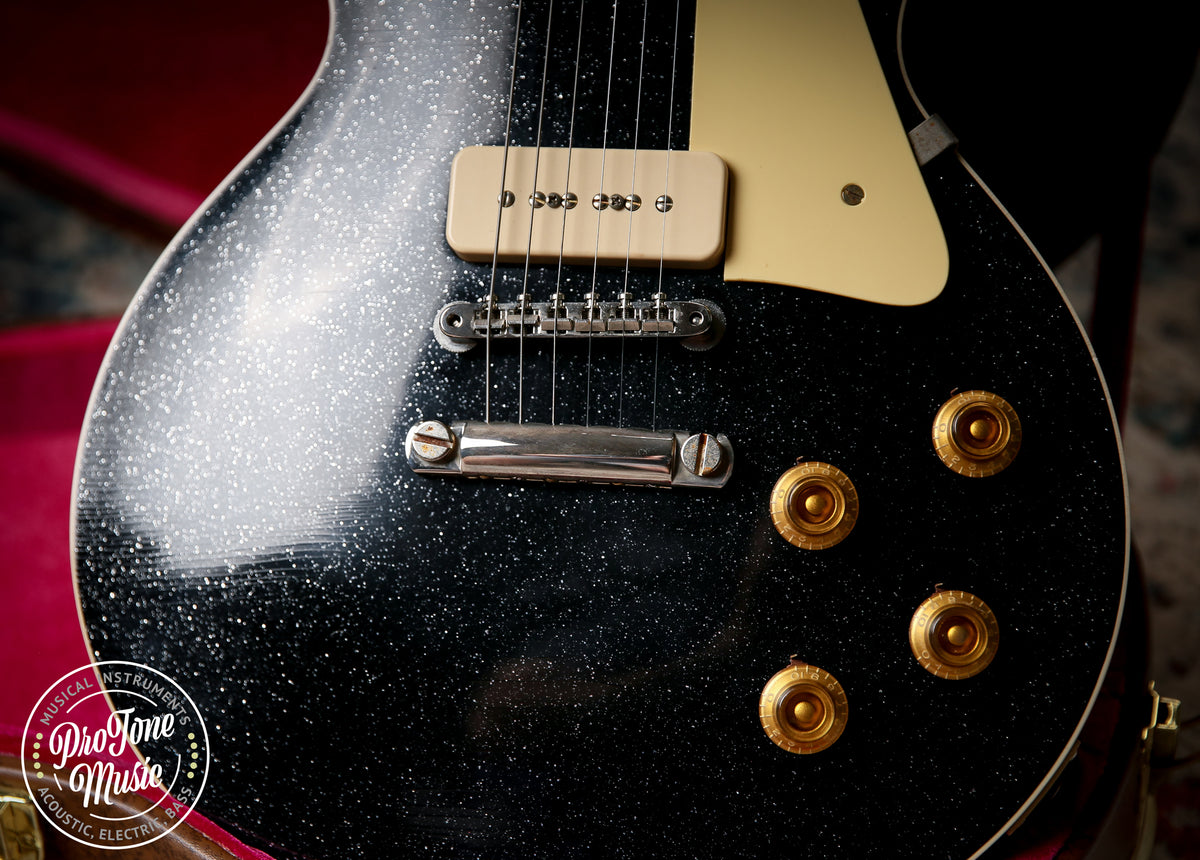 2025 Gibson Custom Shop Les Paul 56' Murphy Lab Ultra Light Aged Black Sparkle