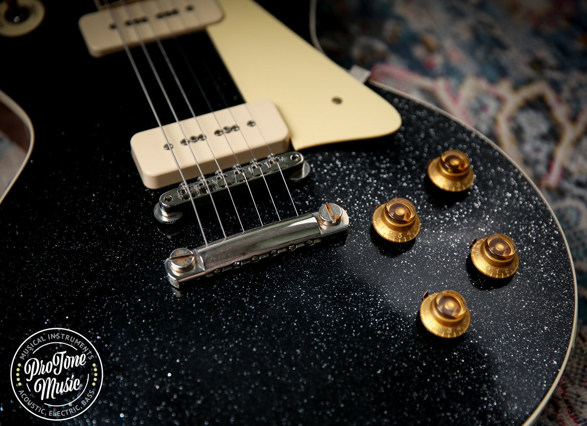 2025 Gibson Custom Shop Les Paul 56' Murphy Lab Ultra Light Aged Black Sparkle