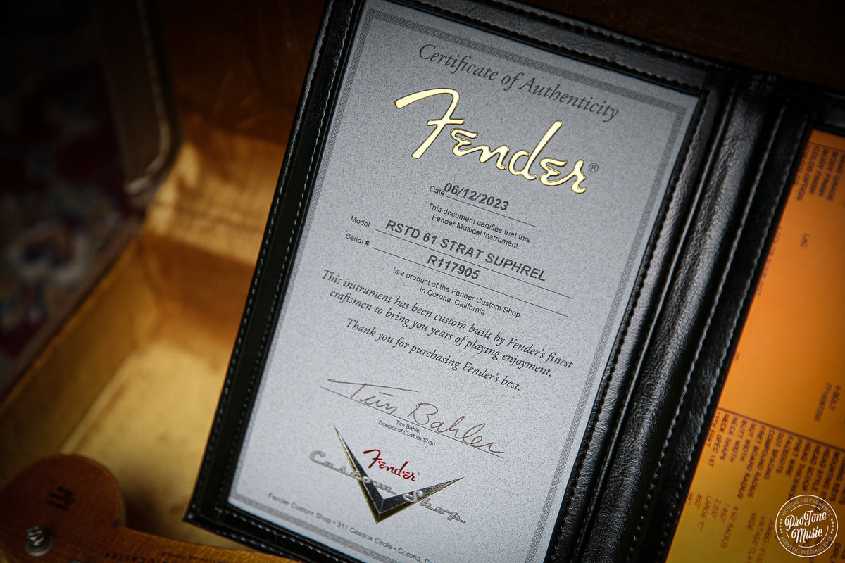 Fender Custom Shop Roasted 61' Stratocaster Super Heavy Relic 3 Tone Sunburst