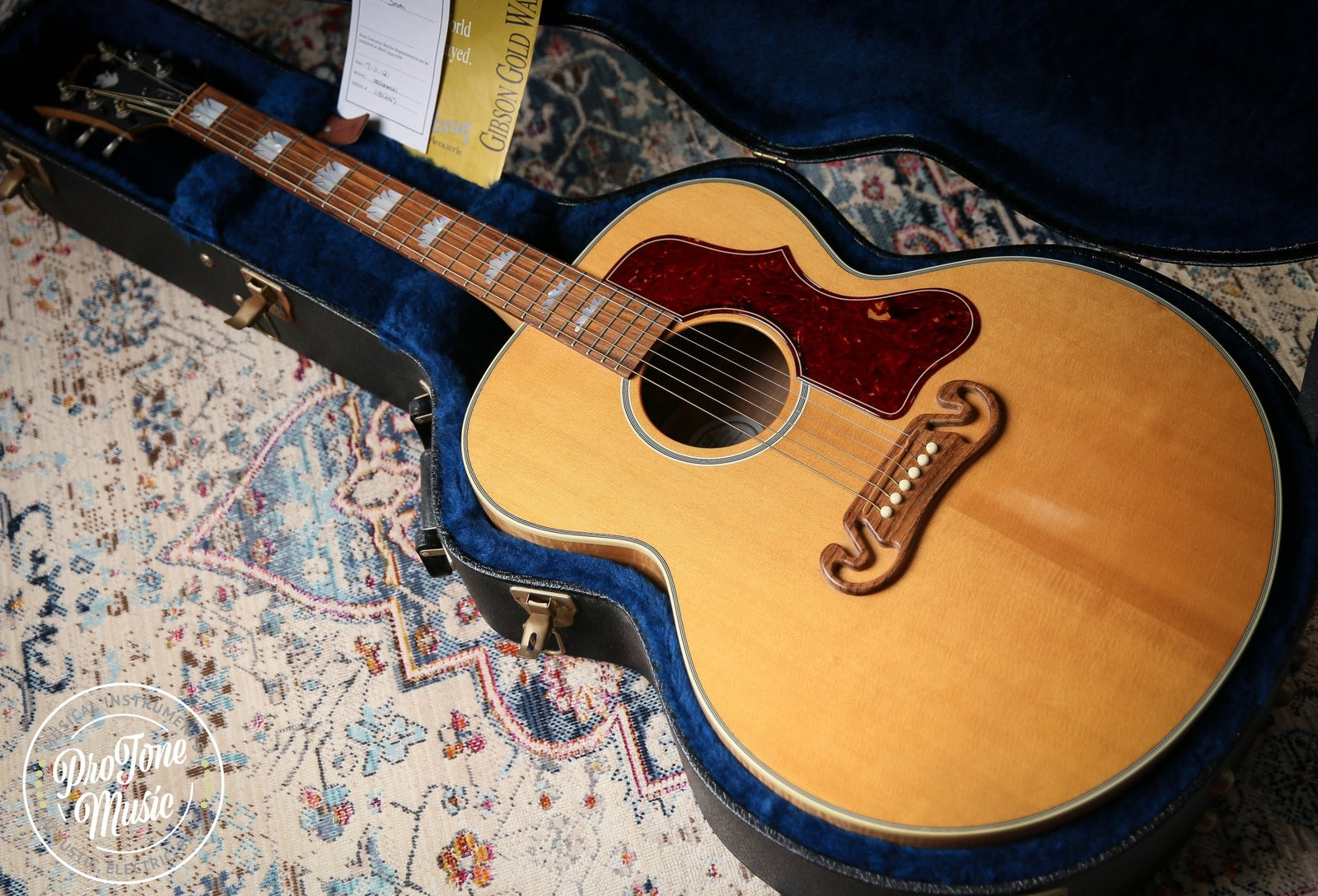 2012 Gibson SJ-200 Studio Super Jumbo Acoustic Guitar Natural - ProTone Music Limited
