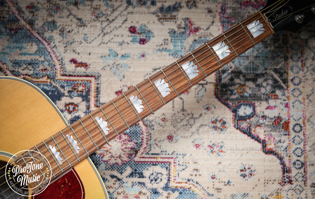 2012 Gibson SJ-200 Studio Super Jumbo Acoustic Guitar Natural