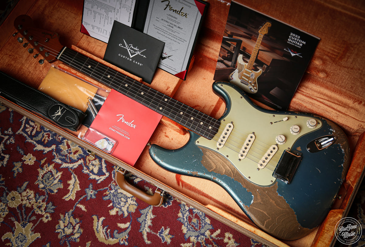 Fender Custom Shop 60' Stratocaster Masterbuilt Levi Perry Heavy Relic Lake Placid Blue