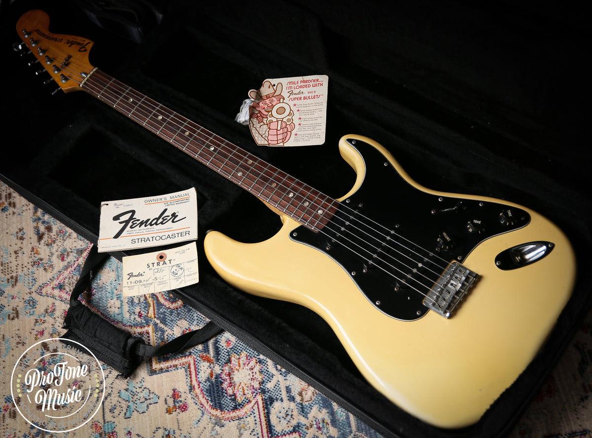 1977 Fender USA Stratocaster Hardtail White