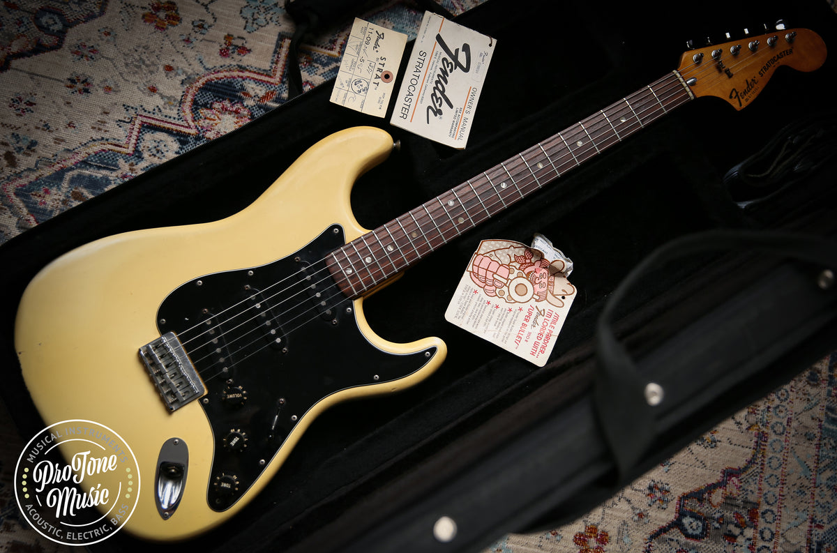 1977 Fender USA Stratocaster Hardtail White