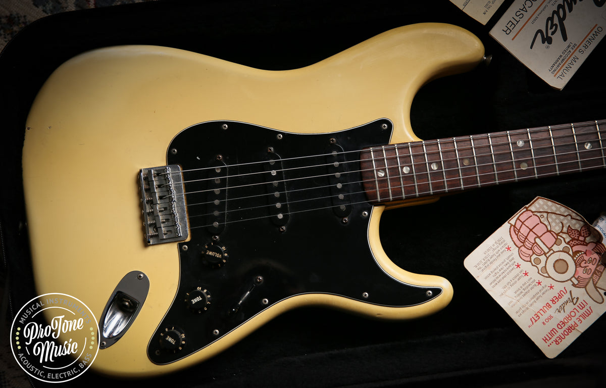 1977 Fender USA Stratocaster Hardtail White