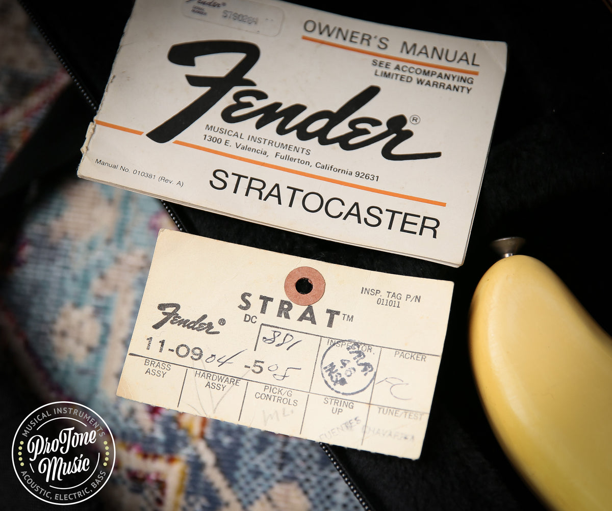 1977 Fender USA Stratocaster Hardtail White
