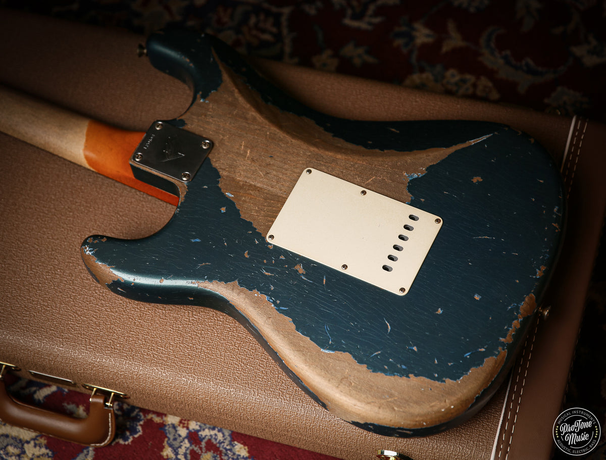 Fender Custom Shop 60' Stratocaster Masterbuilt Levi Perry Heavy Relic Lake Placid Blue