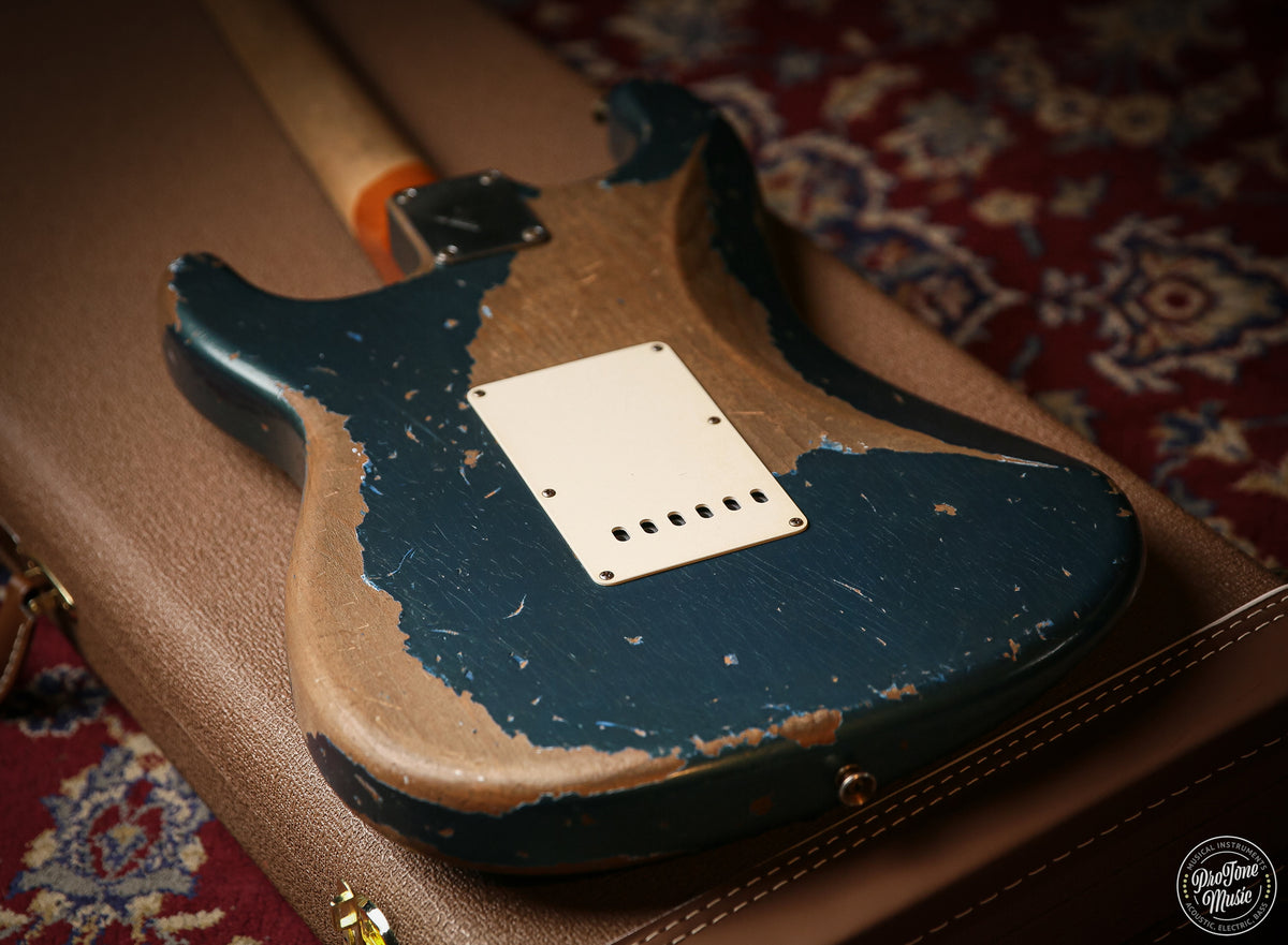 Fender Custom Shop 60' Stratocaster Masterbuilt Levi Perry Heavy Relic Lake Placid Blue