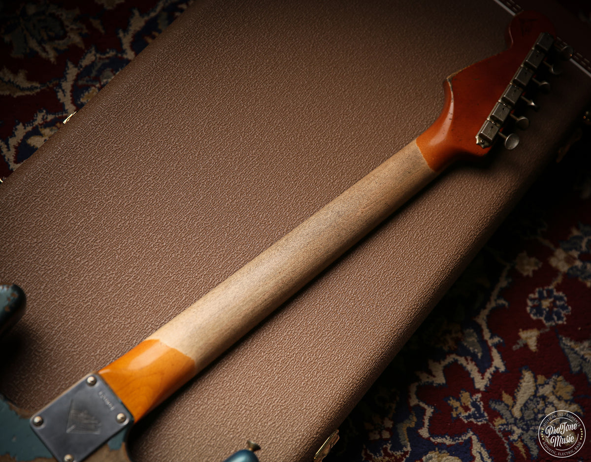 Fender Custom Shop 60' Stratocaster Masterbuilt Levi Perry Heavy Relic Lake Placid Blue