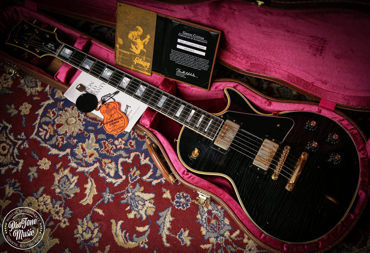 Gibson USA Les Paul Custom 68' Reissue M2M Aged Limited Limited Ebony